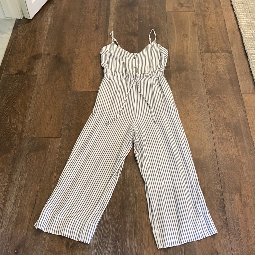NWT!  Splendid High Waist Striped Jumpsuit/Romper